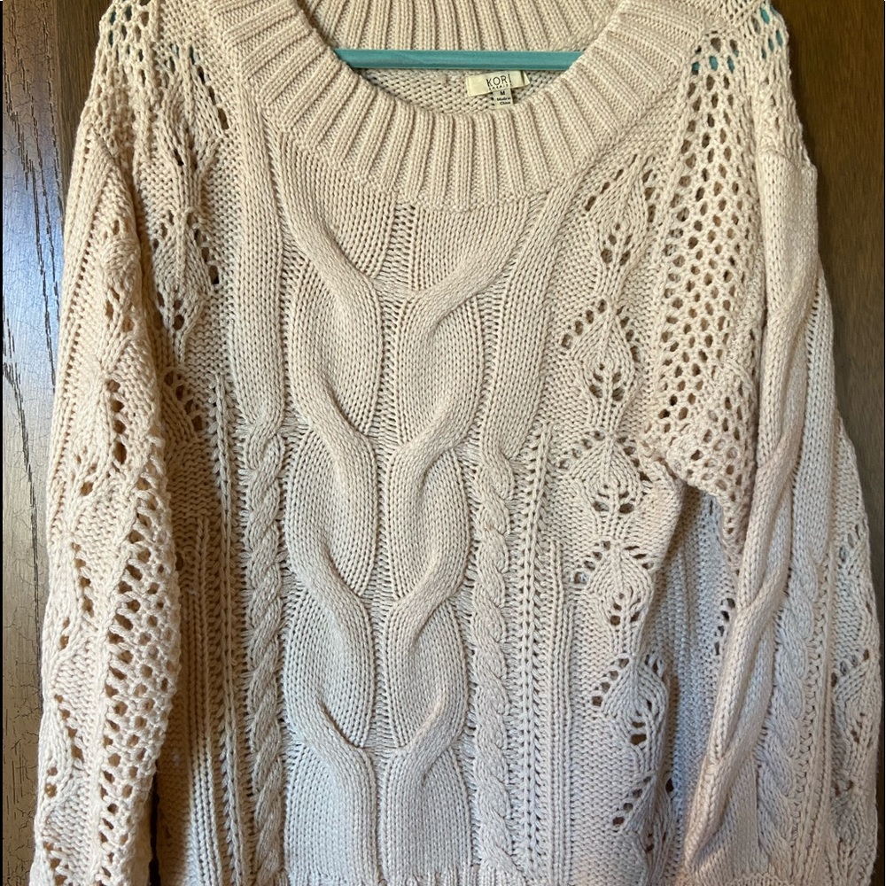 Cream color sweater